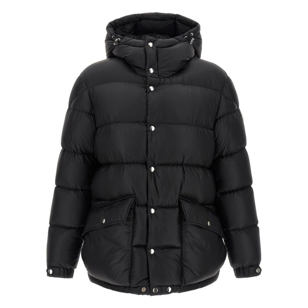 Moncler Black Polyamide Full-Length Men's Jacket
